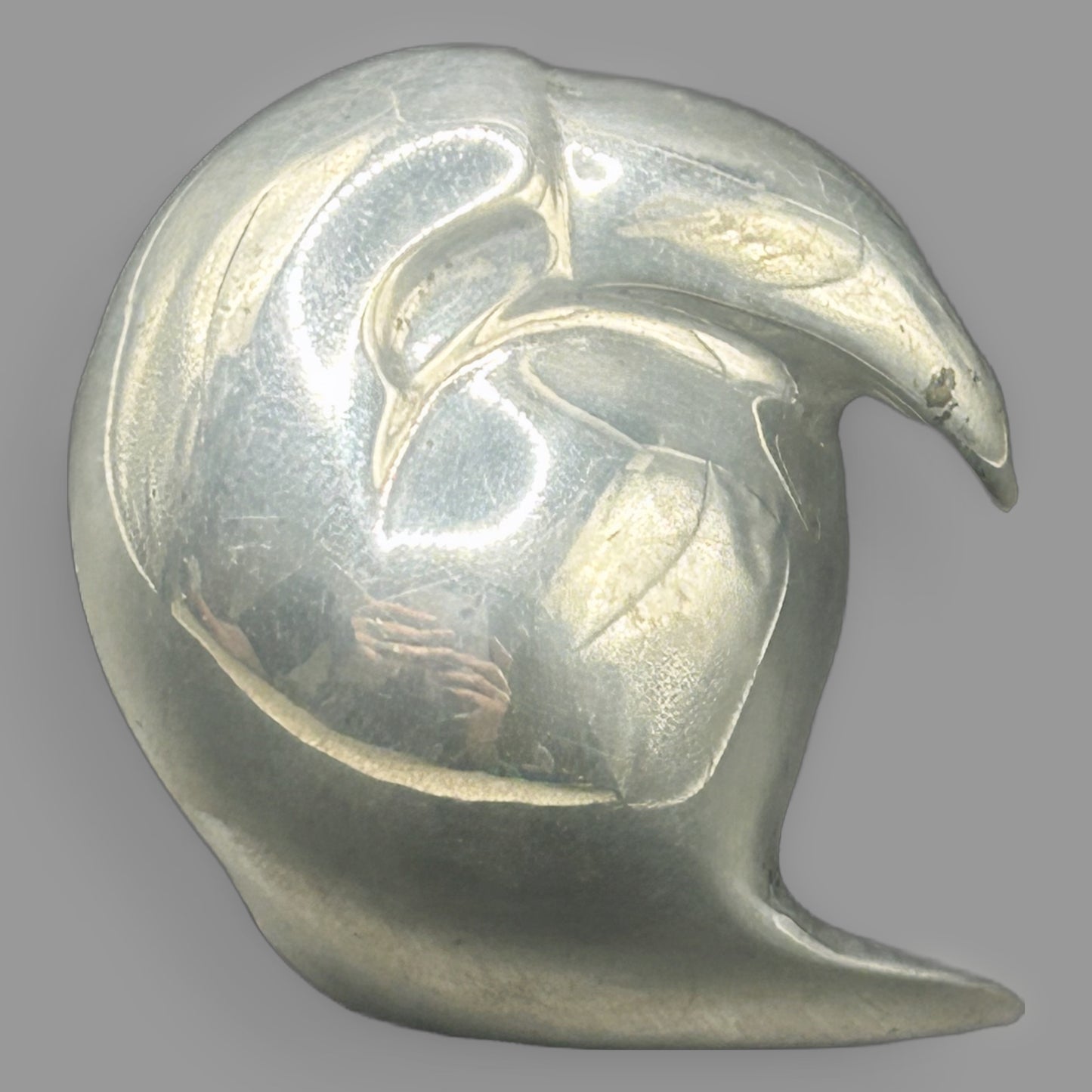 Gunnar Cyren for Dansk Silver Plate Toucan Bird Figurine Paperweight