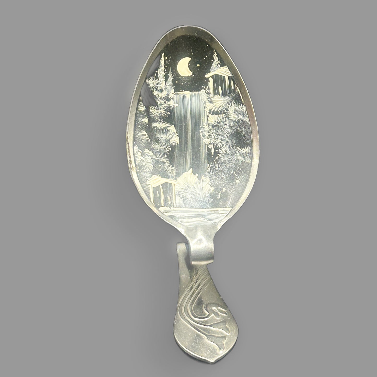 Vintage Hand-Painted Souvenir Spoon – Folk Art Collectible