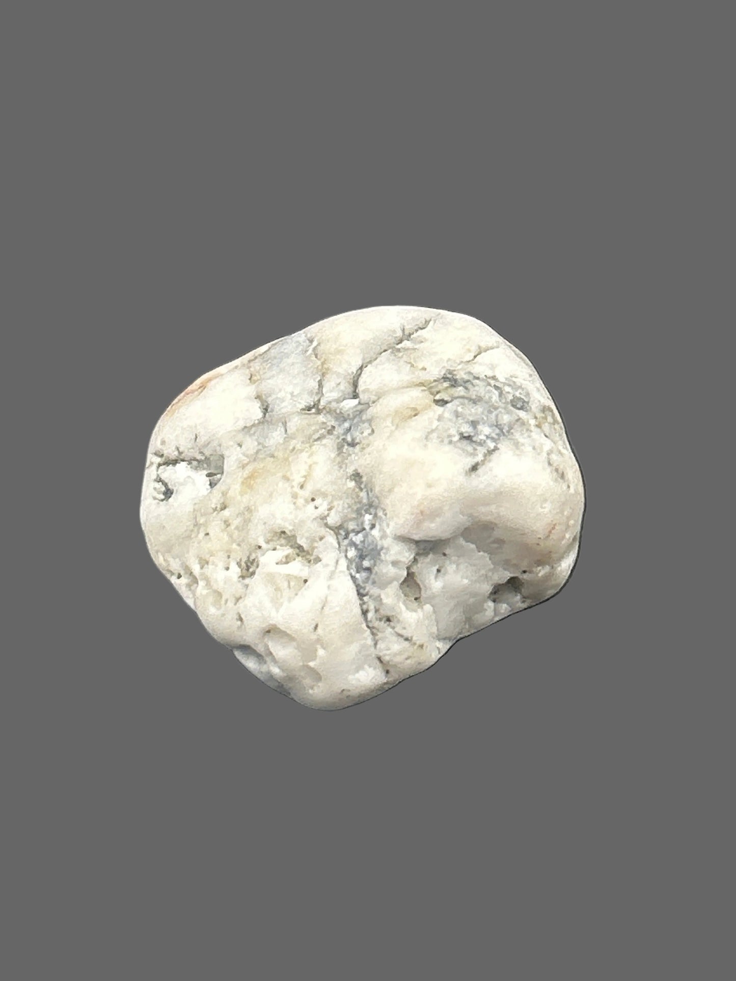 Cloud Veined Howlite – Tranquil White Stone of Stillness-19g