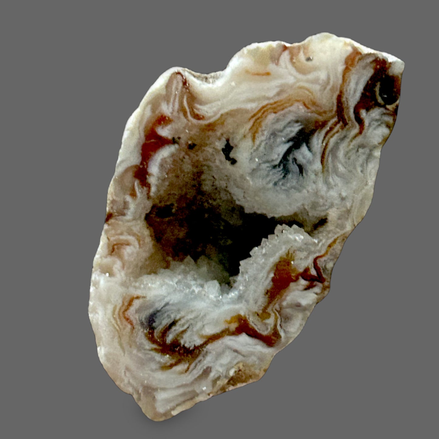 Polished Agate Geode – Radiant Harmony Stone of Balance & Inner Strength