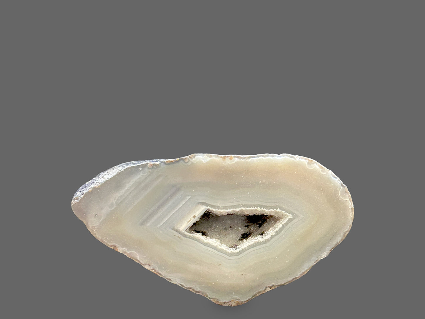 Crystal Crossroads — Sliced Agate Geode Slice-136g