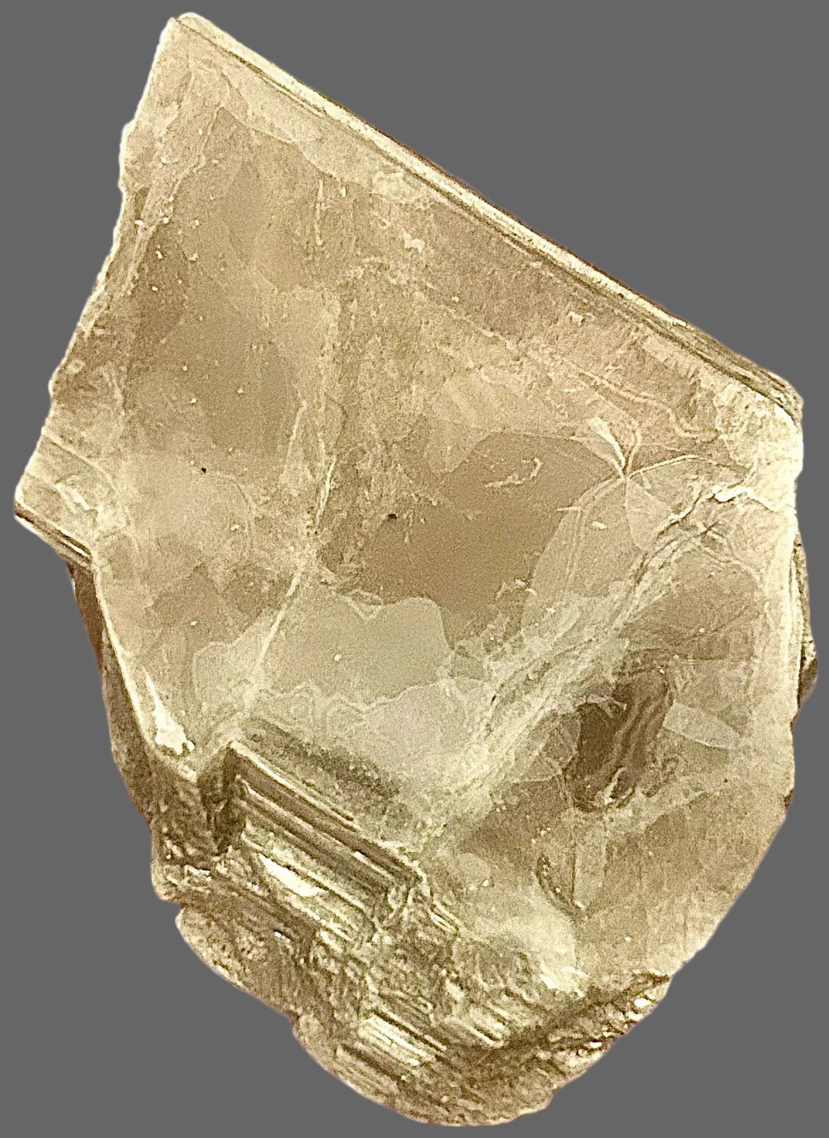 Silver Leaf Shimmer — Muscovite Mica Crystal Specimen-28g