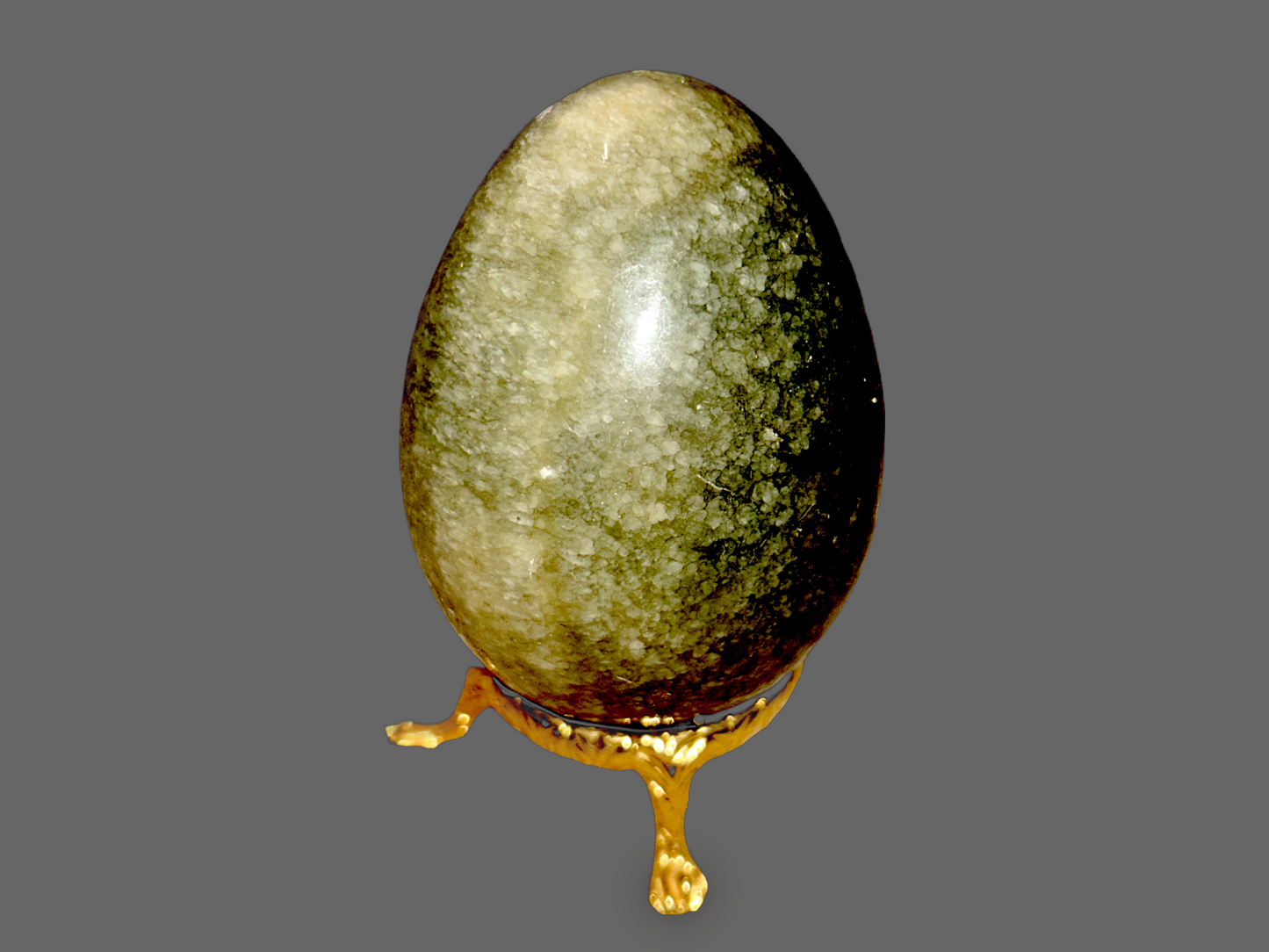 Green Vesuvianite Egg – Stone of Transformation, Alignment, and Heart Renewal