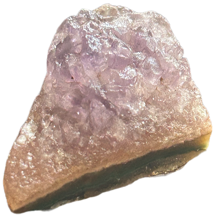 Lepidolite with Quartz/Fluorite – Calm Balance & Emotional Healing Crystal