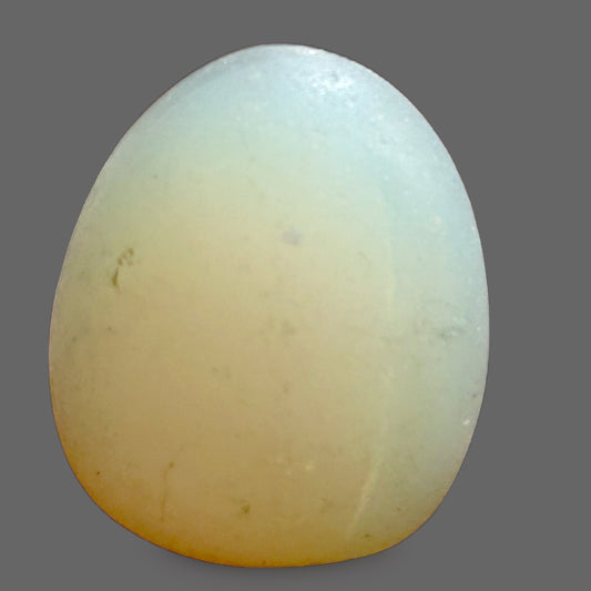 Opalite Glass Egg – Ethereal Glow of Calm & Clarity-102g