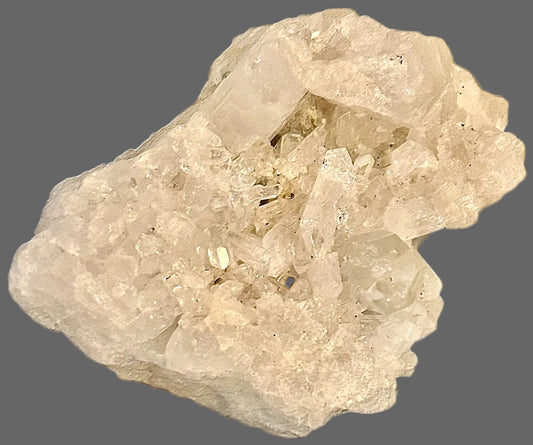 Earthbound Light — Quartz Crystal Cluster on Natural Matrix-264g