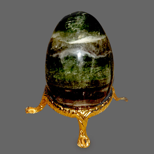 Green Fluorite Egg – Stone of Clarity, Renewal, and Heart-Aligned Focus-128g