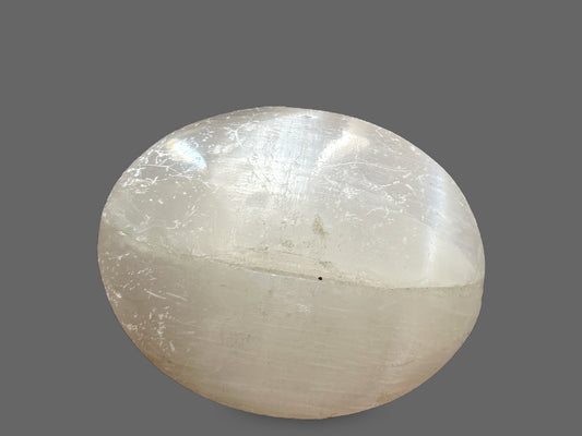 Moonlight Orb — Polished Selenite Crystal Sphere-95g