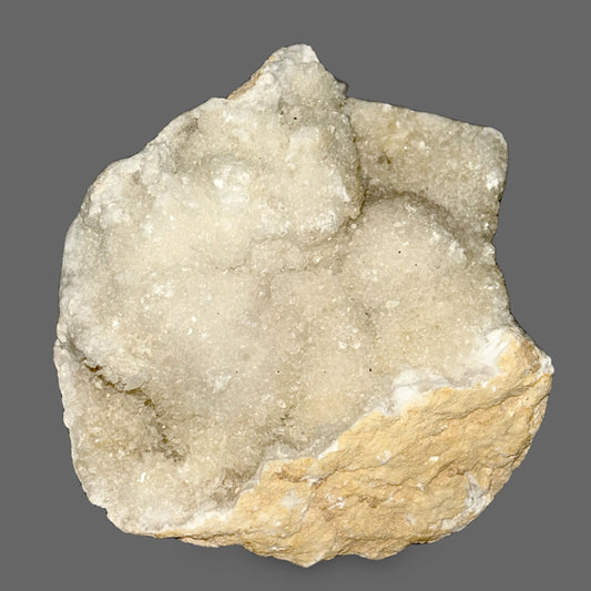 Druzy Quartz Geode – Sparkling Crystal Cave of Light-3.45lbs