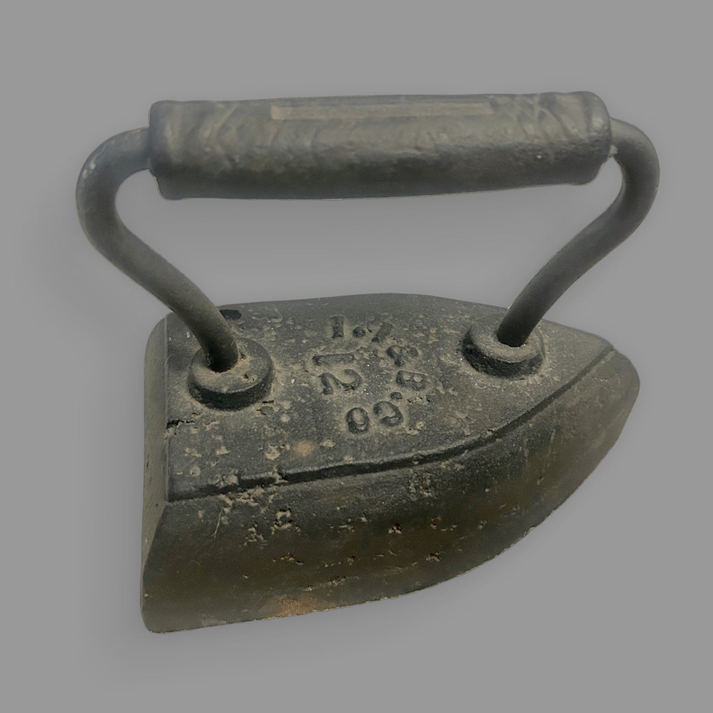 Vintage Cast Iron Sad Iron / Flat Iron – Antique Laundry Press Tool