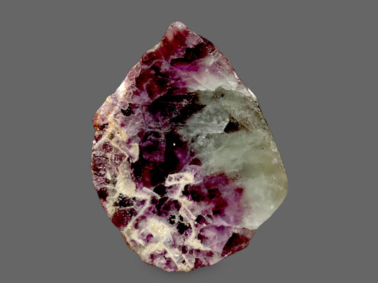 Enchanted Veil — Unicorn Stone (Rainbow Fluorite) Polished Specimen-22g
