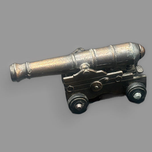 Vintage Die-Cast Miniature Cannon Pencil Sharpener