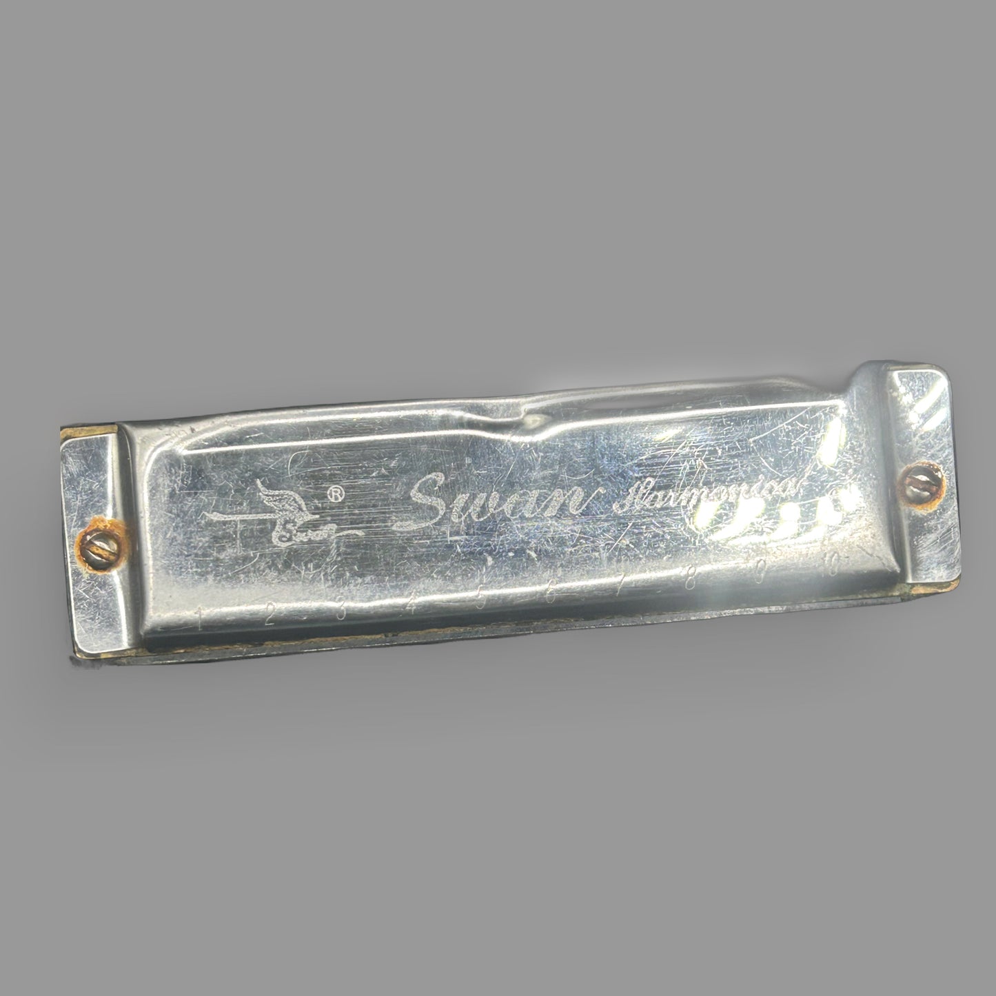 Vintage Swan 10-Hole Diatonic Harmonica Key of C