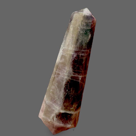 Purple Fluorite Polished Tower Point – Clarity & Spiritual Focus Stone