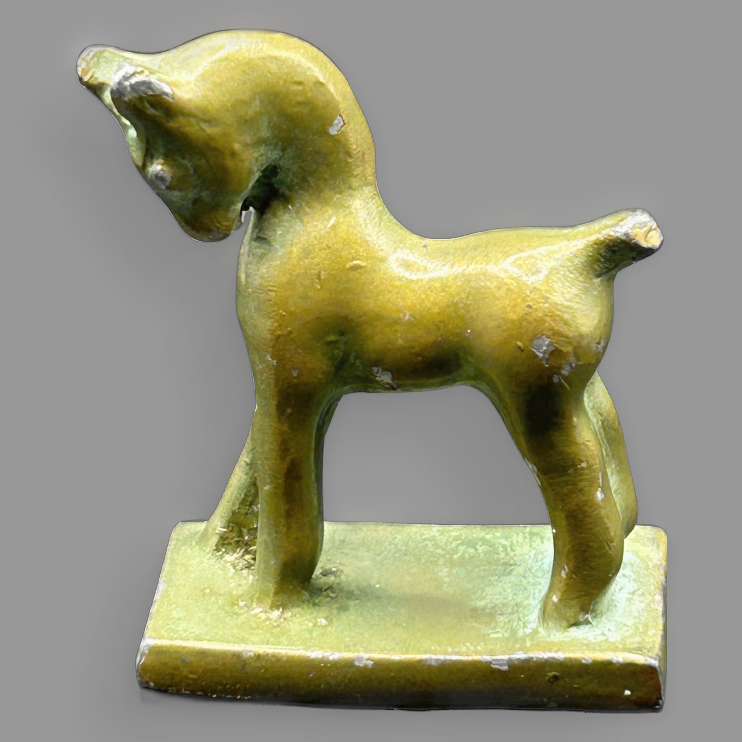 Vintage Brass Horse Foal Figurine