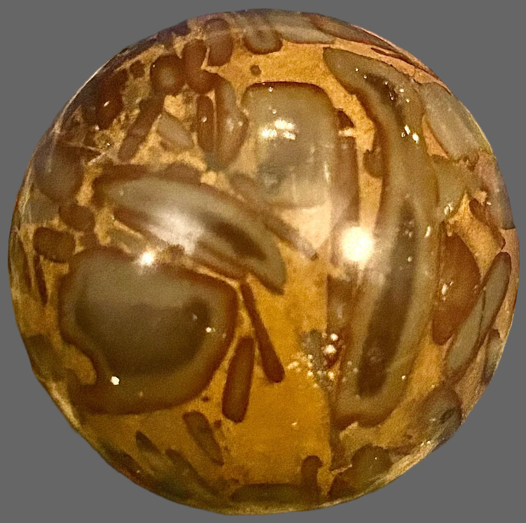 Forest Drift — Bamboo Jasper Sphere-134g