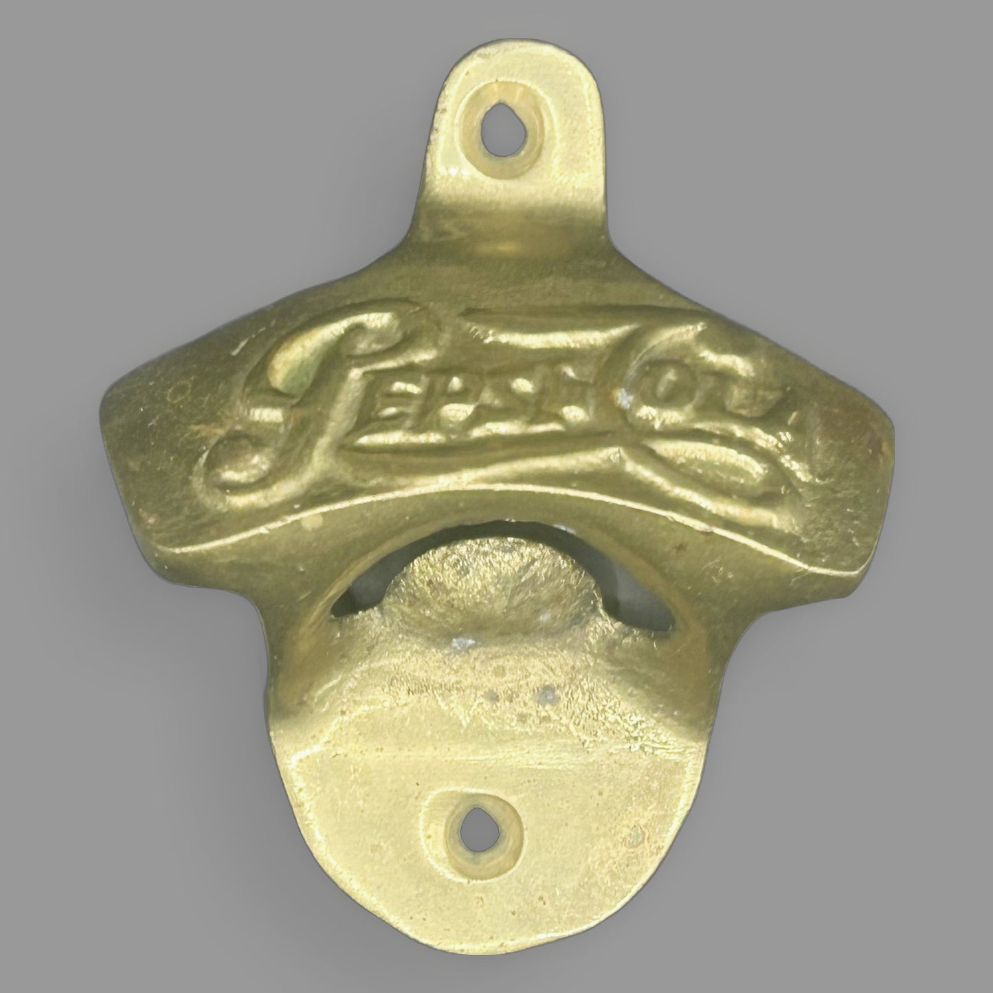 Pepsi-Cola Brass Wall Mount Bottle Opener