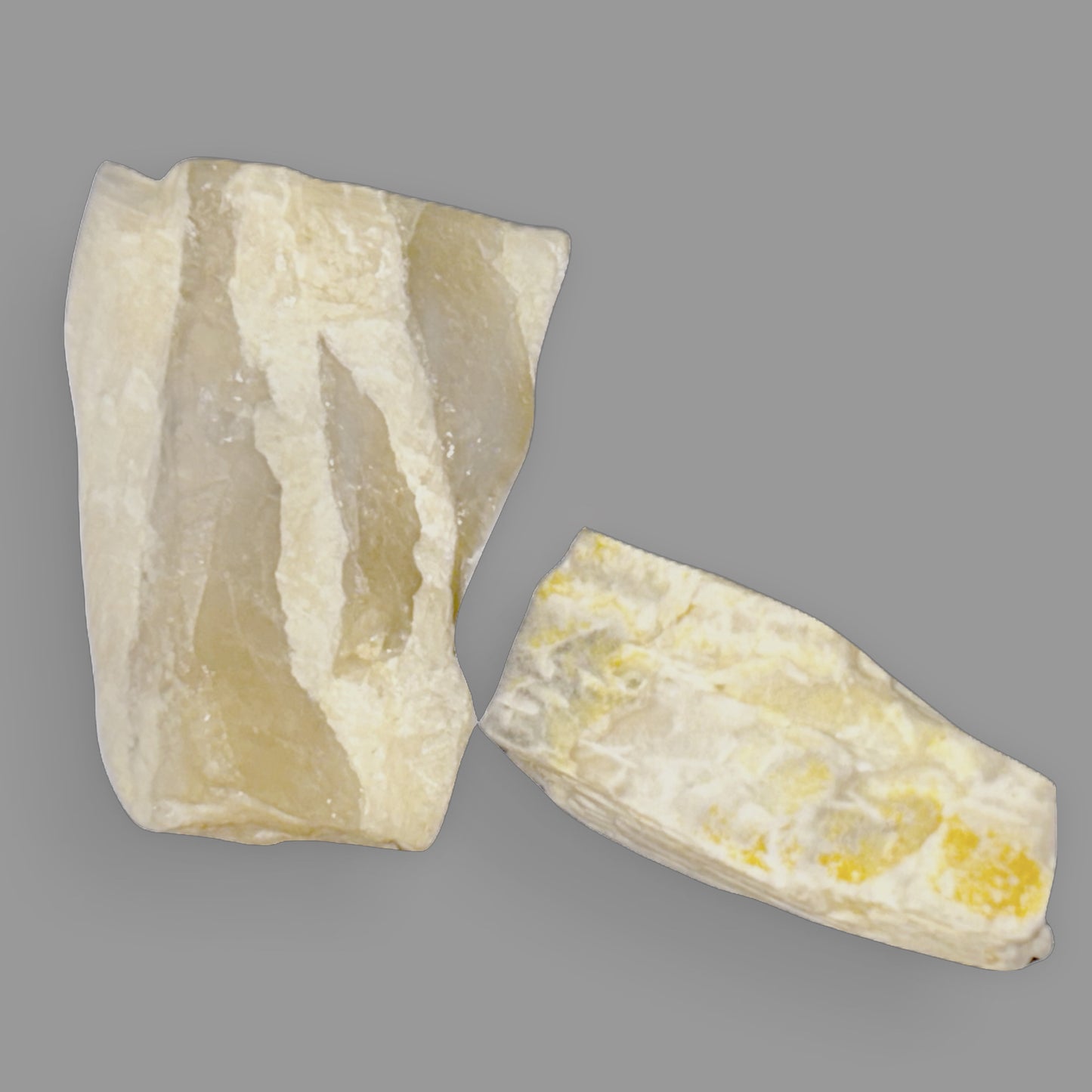Honey Calcite Fragment Pair – Earthlight Foundations-16g