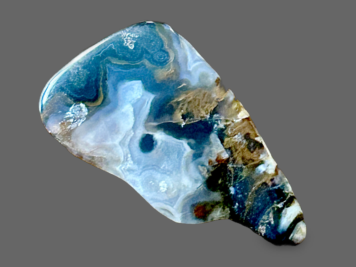Tides of Joy — Ocean Jasper Agate Specimen-11g