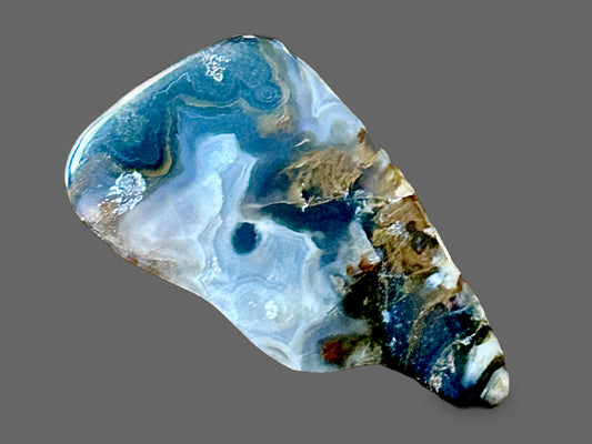 Tides of Joy — Ocean Jasper Agate Specimen-11g