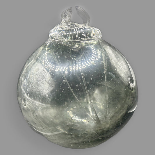 Hand Blown Glass Witch Ball Ornament